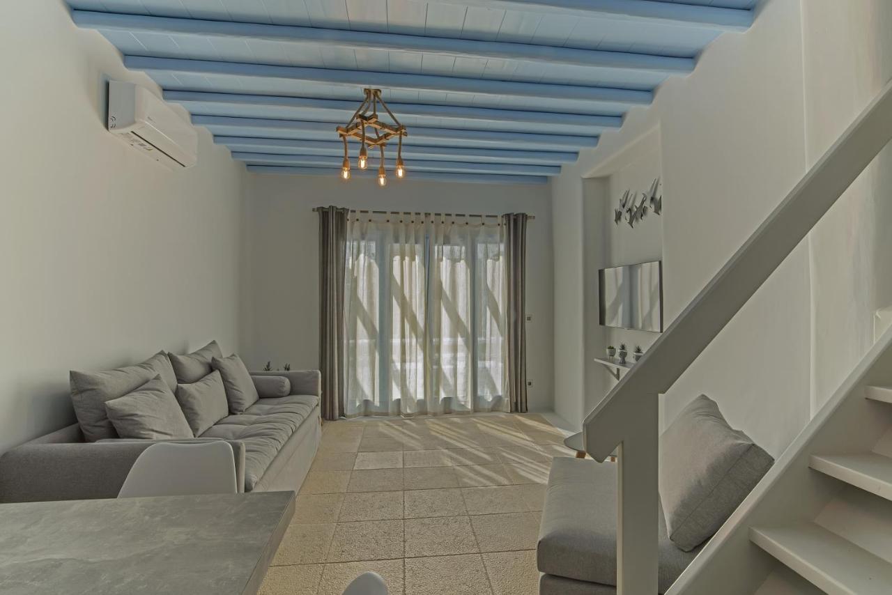 Mimosa Retreat Mykonos Apartment ออร์นอส ภายนอก รูปภาพ