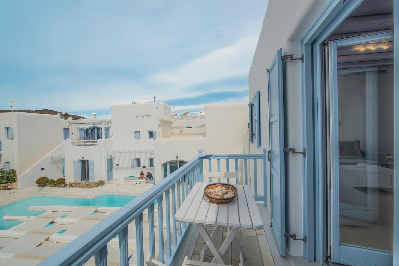 Mimosa Retreat Mykonos Apartment ออร์นอส ภายนอก รูปภาพ
