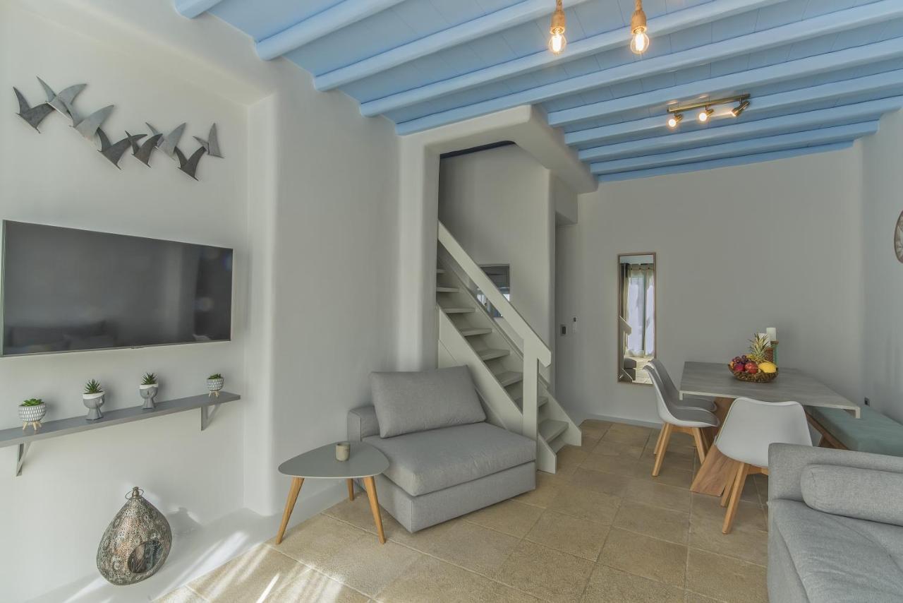 Mimosa Retreat Mykonos Apartment ออร์นอส ภายนอก รูปภาพ