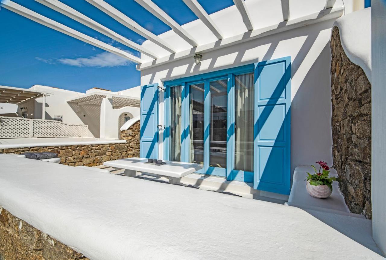 Mimosa Retreat Mykonos Apartment ออร์นอส ภายนอก รูปภาพ